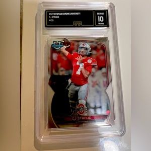 2022 Bowman Chrome University CJ Stroud RC GMA10